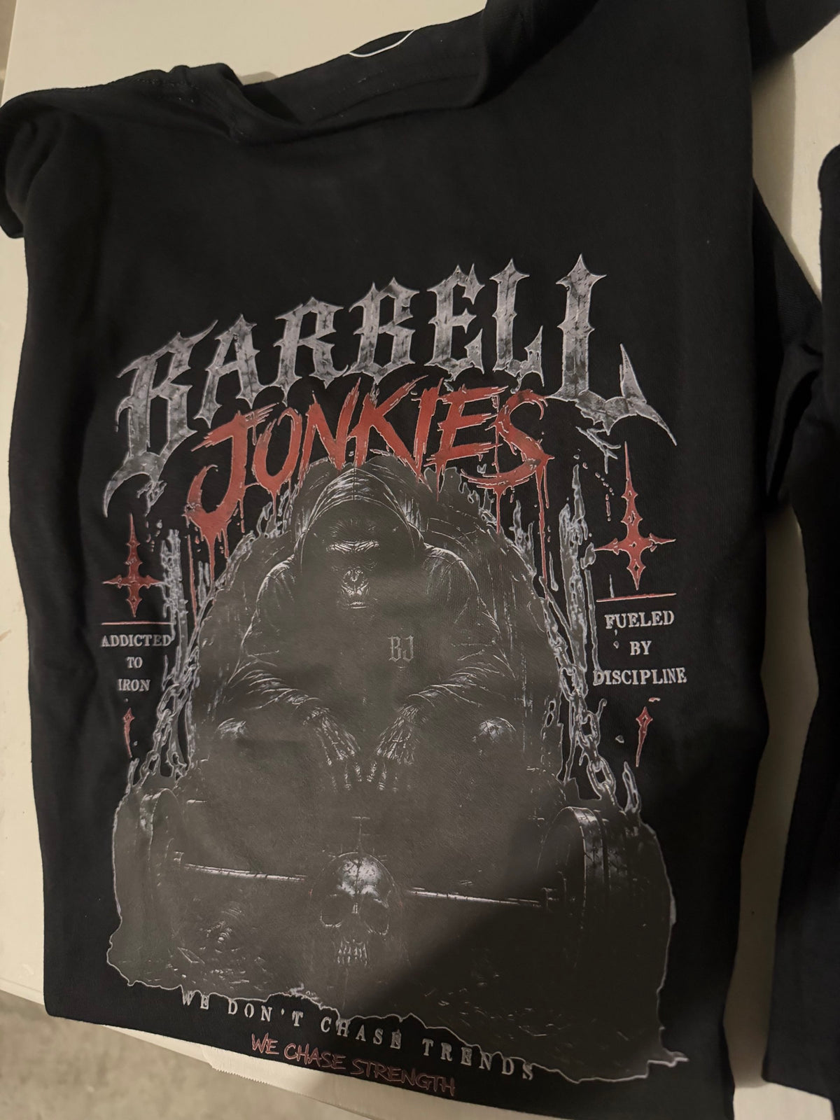 Barbell Junkies - Addicted to Iron Tee graphic tee